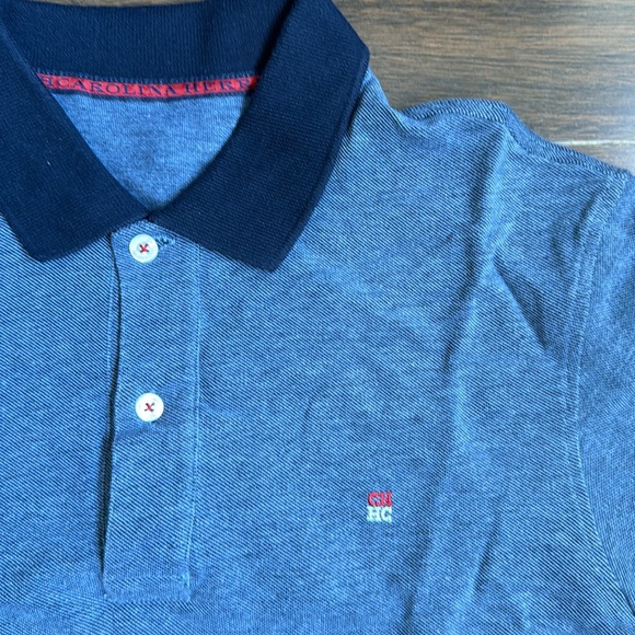 Caroline Herrera Polo Shirr - Blue - Size M - Good Condition - Picture 2 of 4
